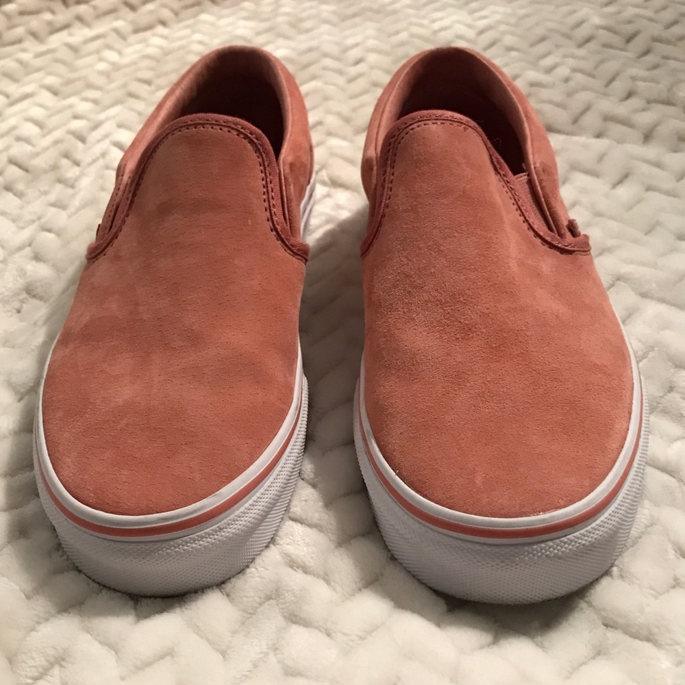 Pink suede vans